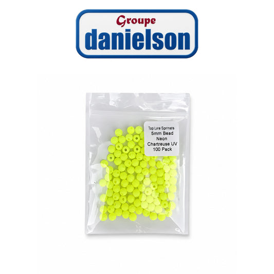 Danielson 6mm Round Beads – Chartreuse, 65 pk