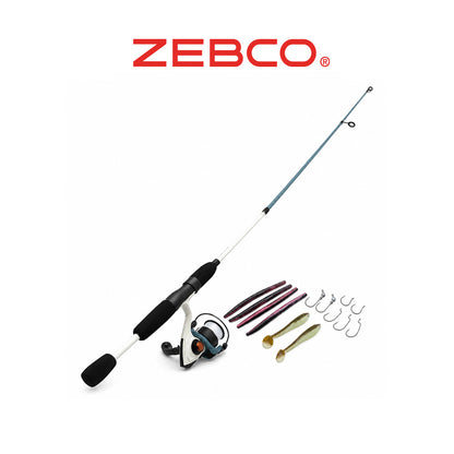 Zebco Custom Z Strike King Spinning Combo – 6'6" 2-Piece Medium Rod