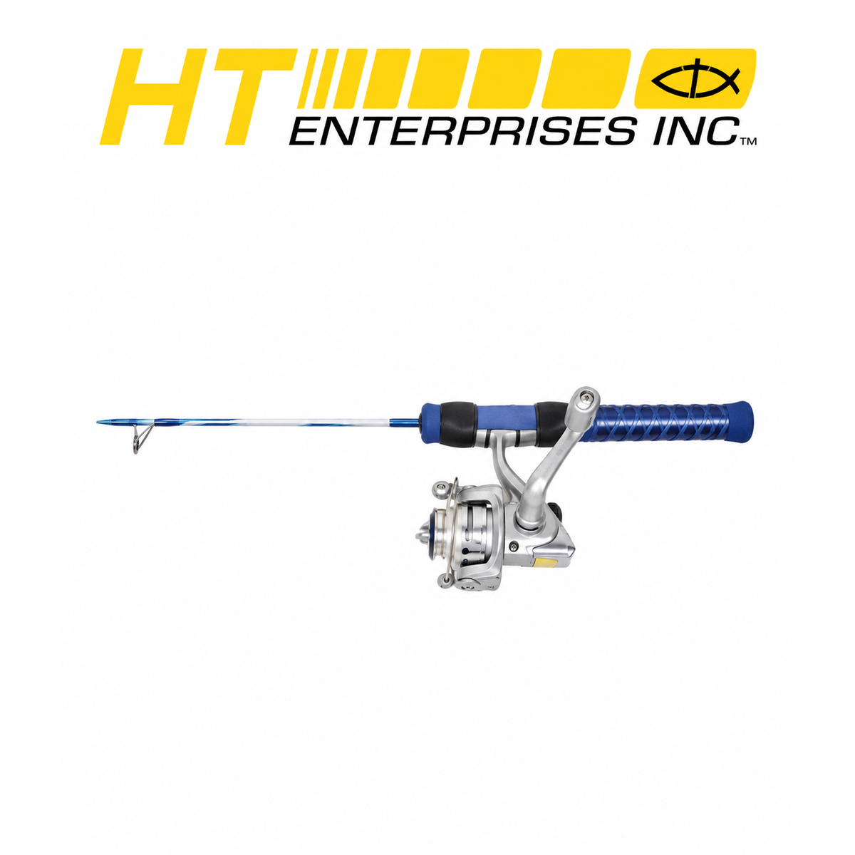 Ice Blue Jiggin Stik 30" Medium Action Ice Fishing Jigging Rod