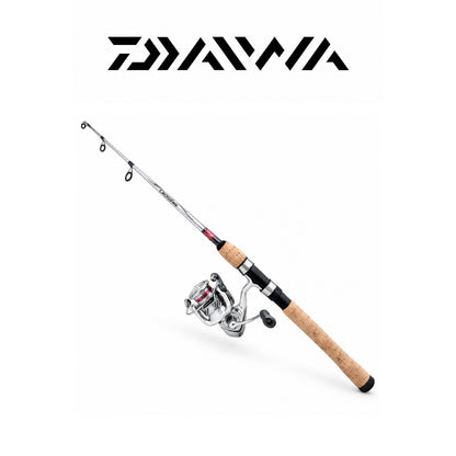 Daiwa Crossfire 2-Piece 7' Medium Spinning Combo 3000 with Smooth Adjustable Drag