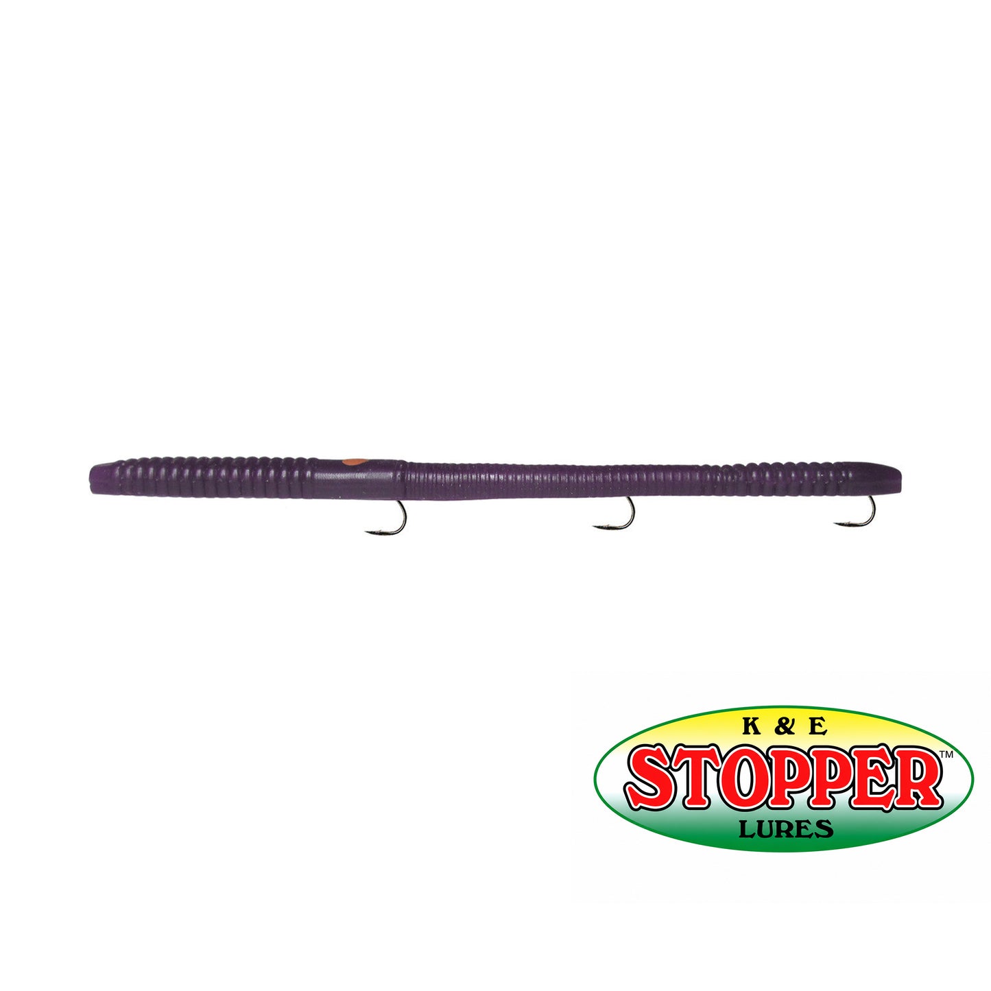 K&E Mag Stopper Regular Hook for Magnum 6" Worms 6/pack