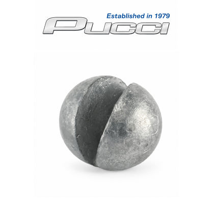 Pucci Round Split Shot Sinkers 40pc – Round Pinch-On Fishing Weights