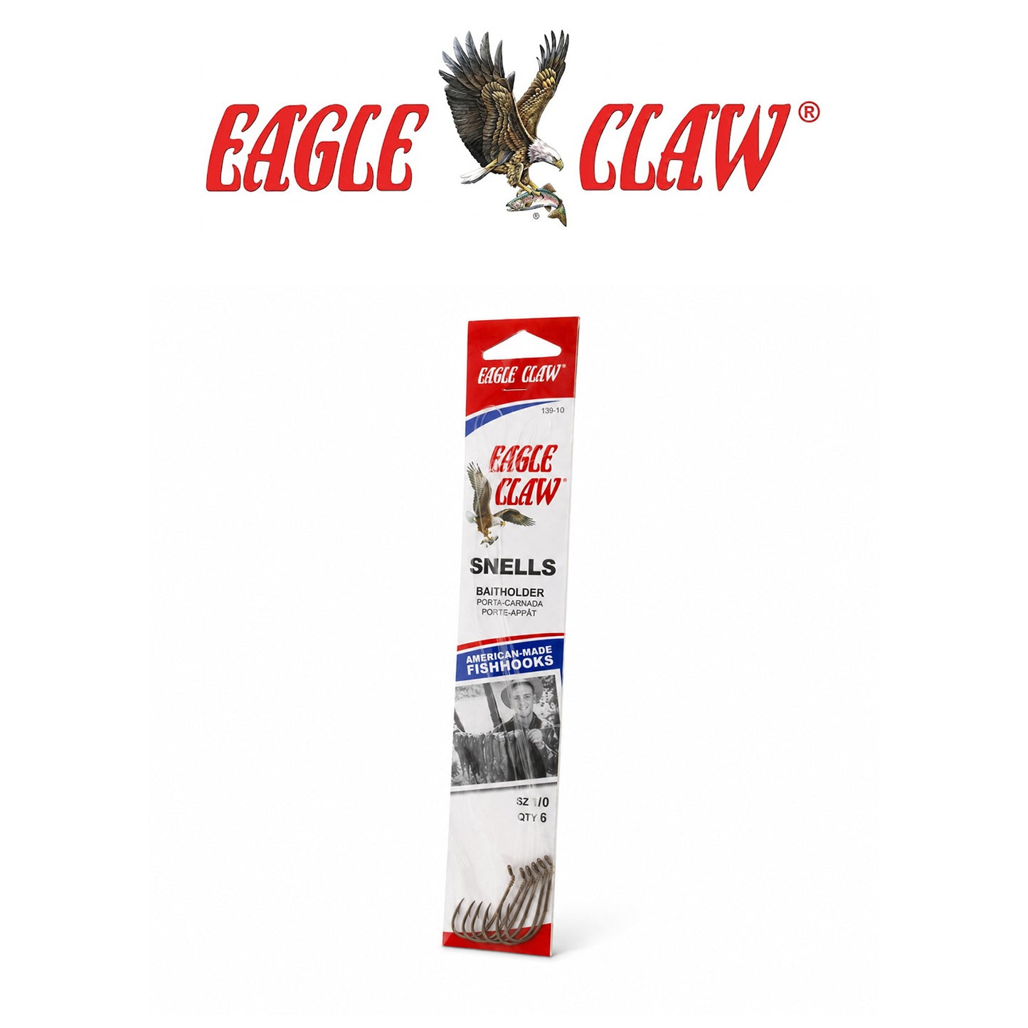 Eagle Claw Baitholder Bronze Fishing Hooks