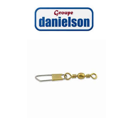 Barrel Swivel with Safety Snap Fishing Connector