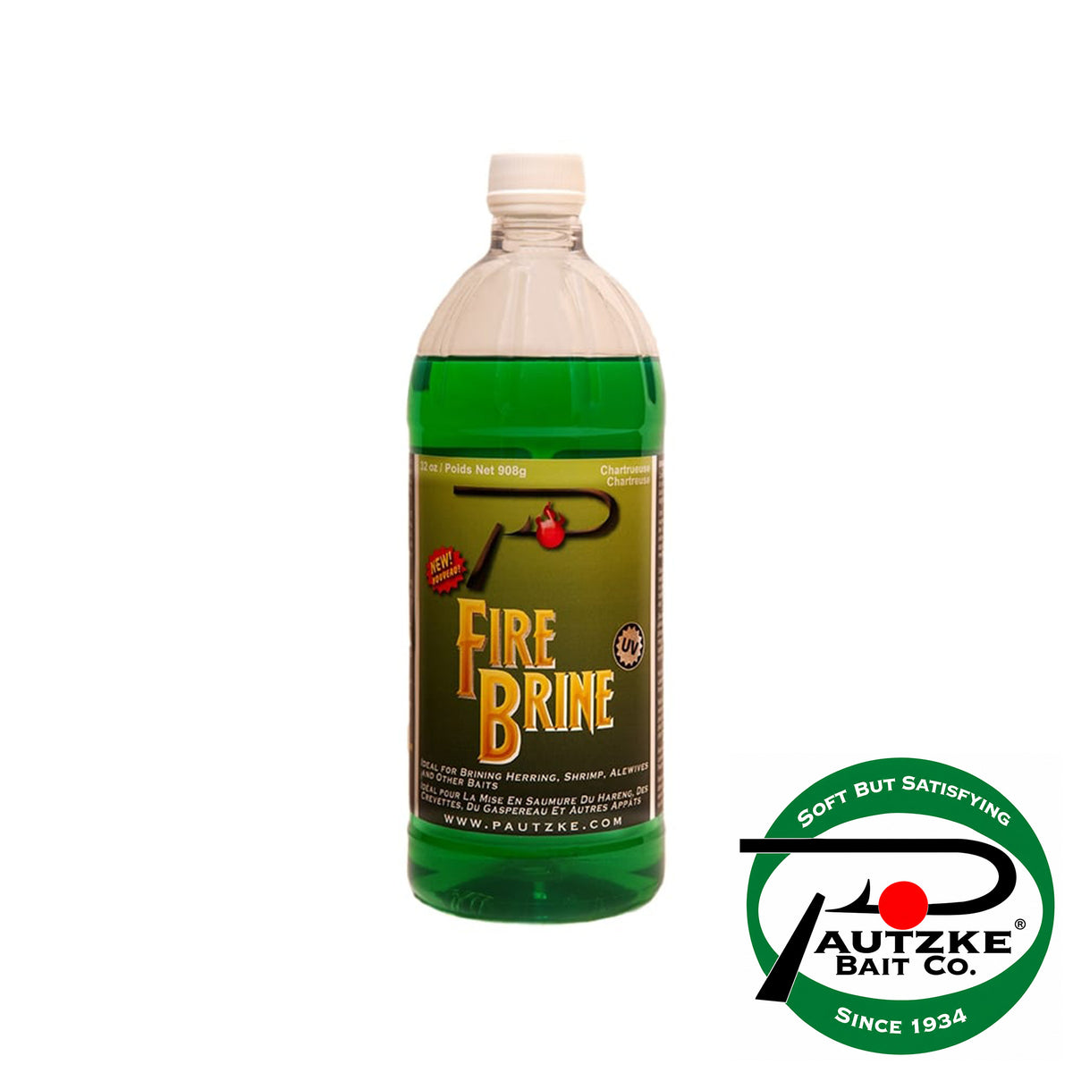 Pautzke Fire Brine 32 oz Bait Brine Treatment