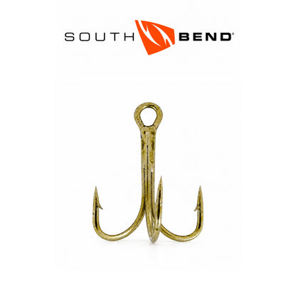 South Bend Bronze Treble Hooks 4/Pack