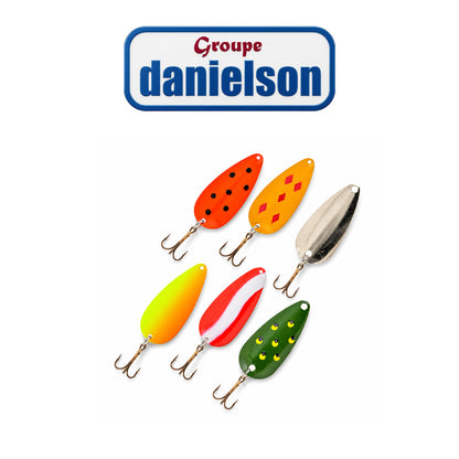 Danielson DN Mini Mite Spoon 6-Piece Premium Fishing Lure Set