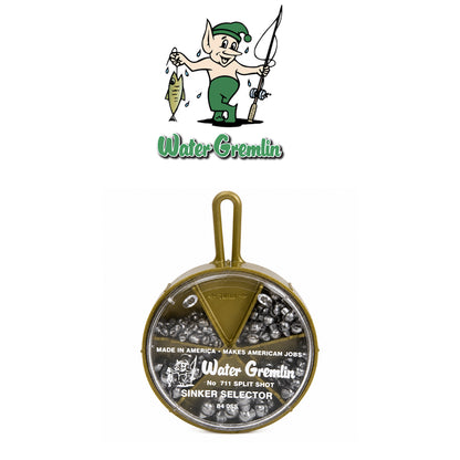 Water Gremlin 711 Removable Split Shot Selector Dial Fishing Sinkers