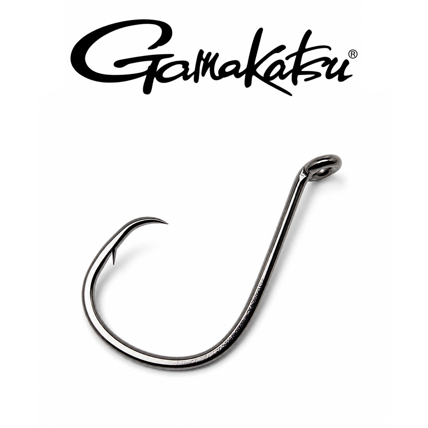Gamakatsu Big Cat Circle NSB Nickel Silver Black Fishing Hook
