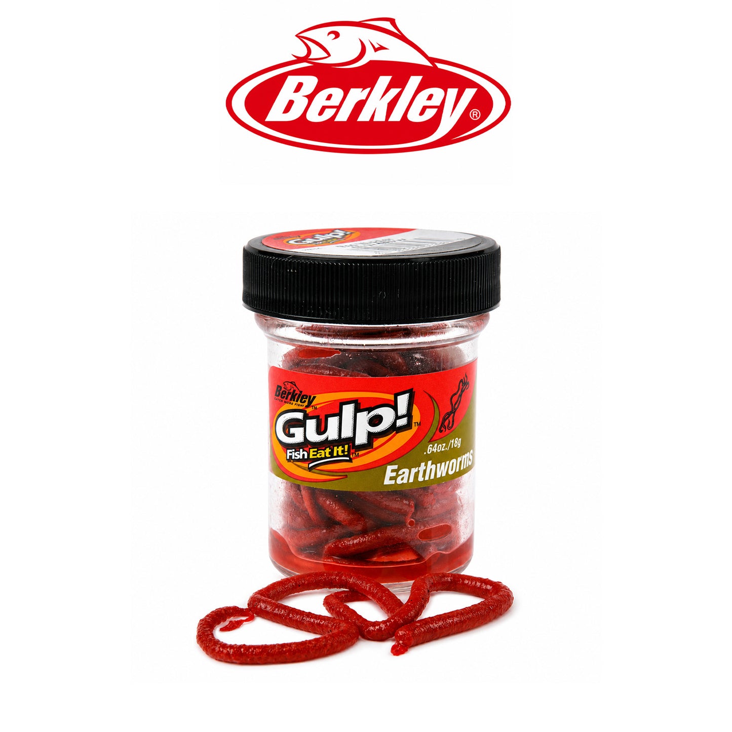 Berkley Gulp!® Earthworm Red Wiggler Fishing Bait