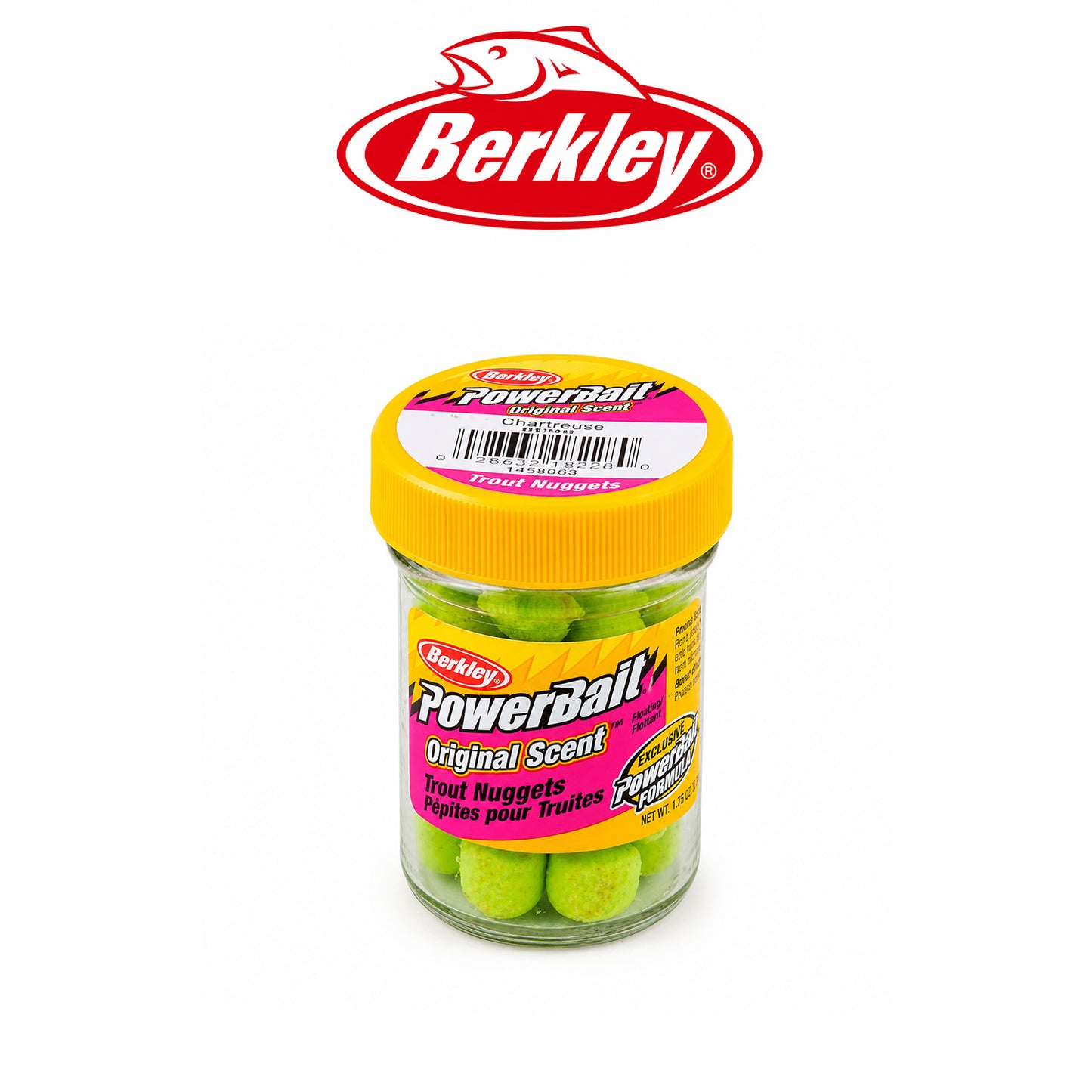 Berkley PowerBait® Power Nuggets® Chartreuse Trout Fishing Bait
