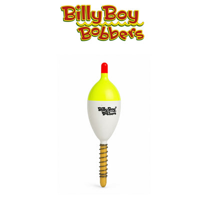 Billy Boy Bobbers Balsa Spring Unweighted Oval Bobbers 0.62" White 18 Pack