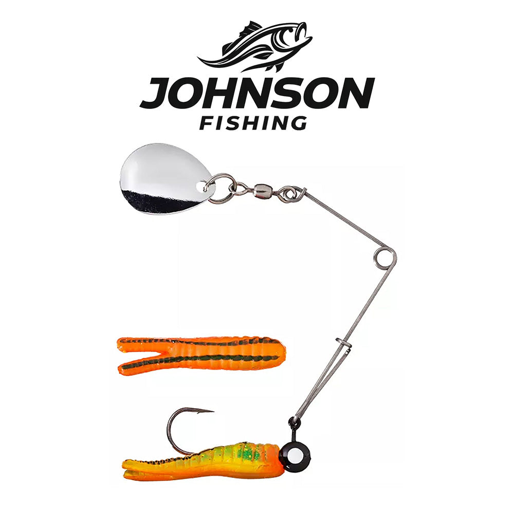 Johnson Fishing Beetle Spin Nickel 2-in-1 ¼ oz 6-Pack