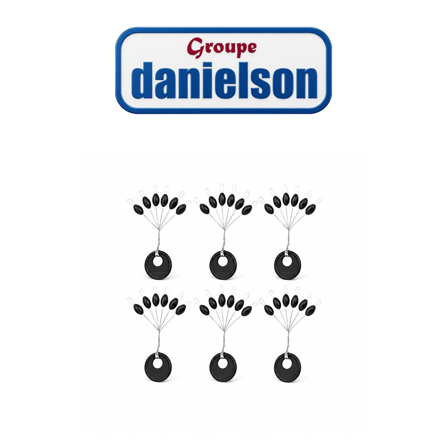 Danielson Rubber Bobber & Sinker Stops – Fits Most Fishing Line Diameters