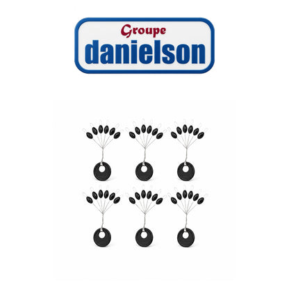 Danielson Rubber Bobber & Sinker Stops – Fits Most Fishing Line Diameters