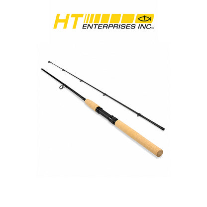 HT Micro Master 84" 2-Piece Black Graphite Fishing Rod Blank with Reel Seat