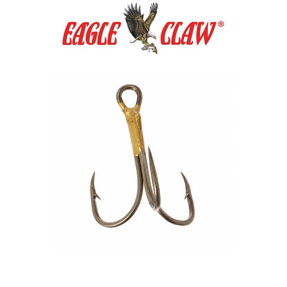 Eagle Claw 2X Treble Curved Fishing Hooks
