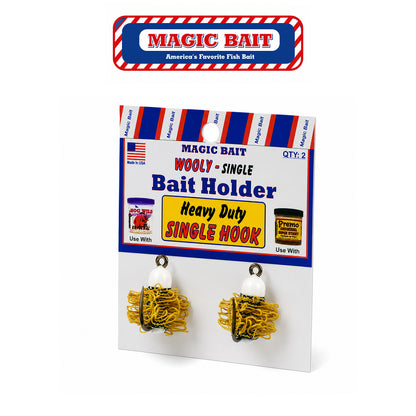 Magic Bait Wooly Single Hook with Wooly Body - Assorted Colors
