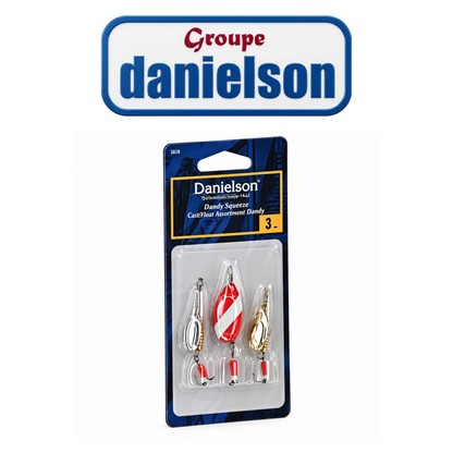 DN Dandy Spinner Assortment – 3-Piece Fishing Lure Set for Freshwater Fishing