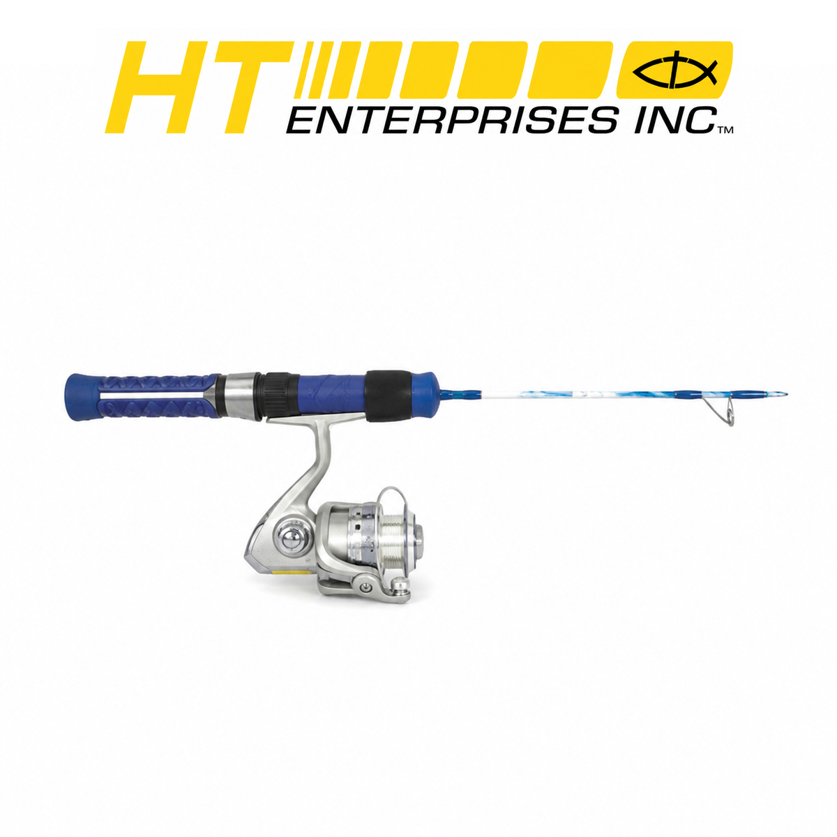 HT Ice Blue 24" Medium Action Premium Ice Fishing Rod