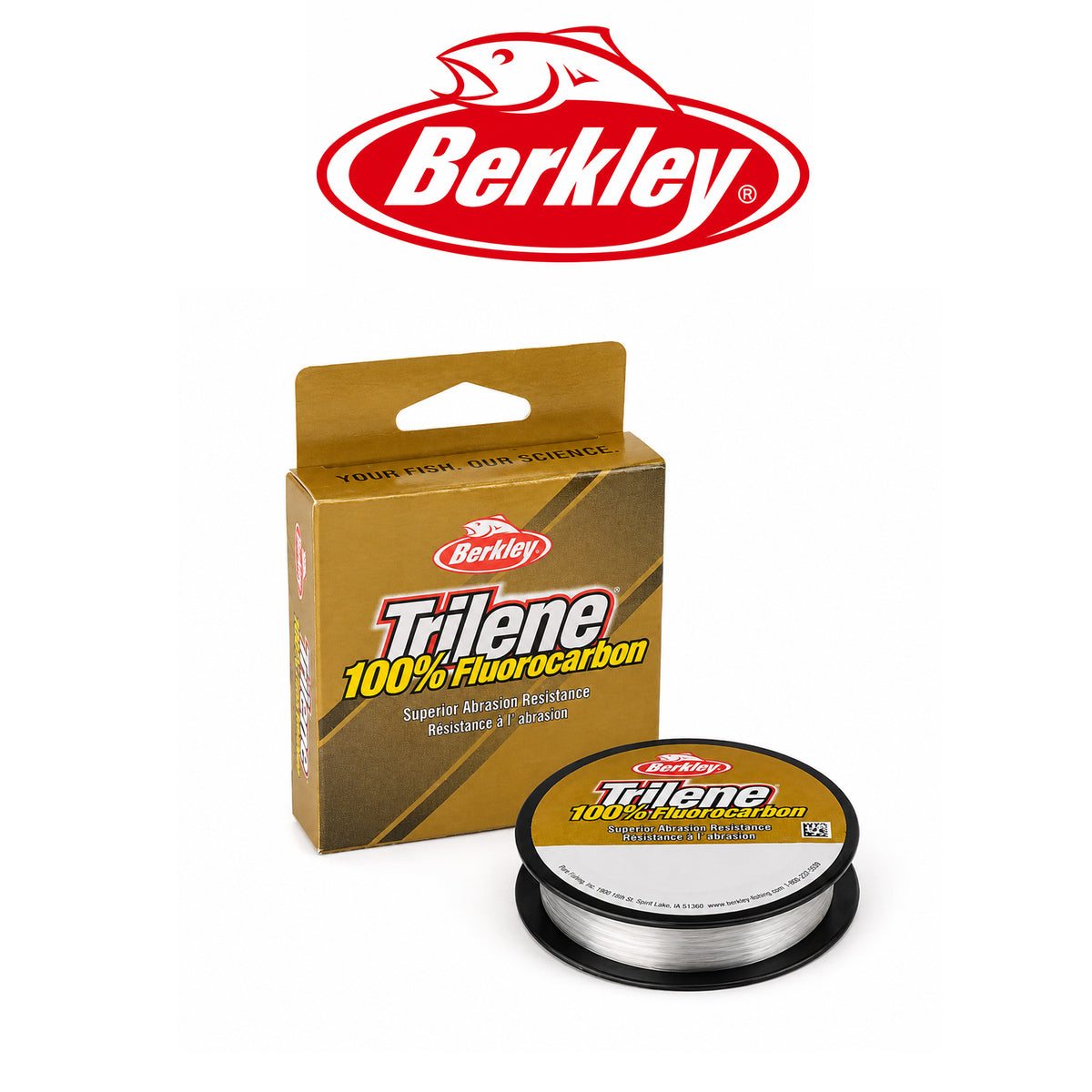 Berkley Trilene 100% Fluorocarbon Pony Spool Clear Fishing Line