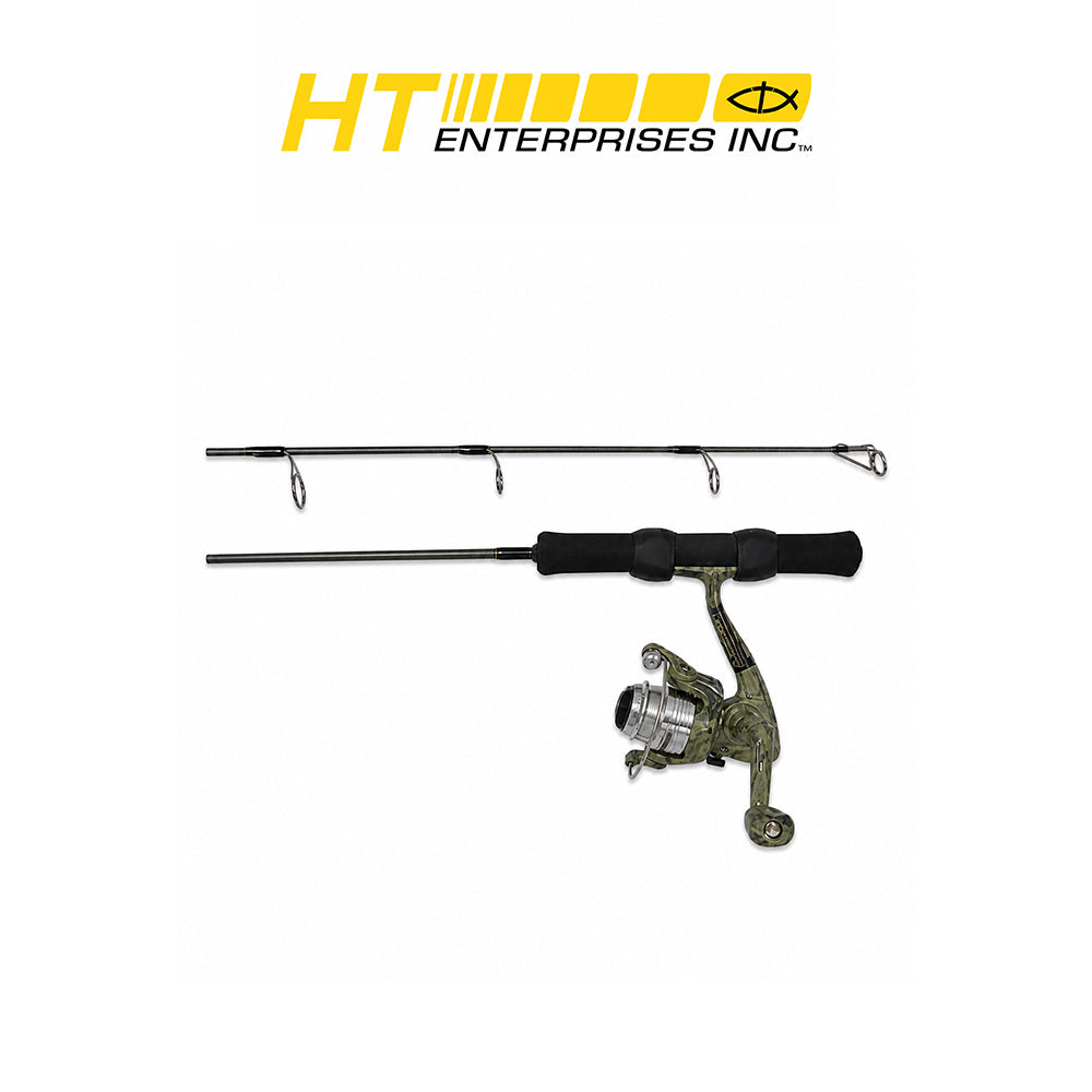 HT Fish Hunter 24" Ice Fishing Light Combo with Graphite Composite Rod