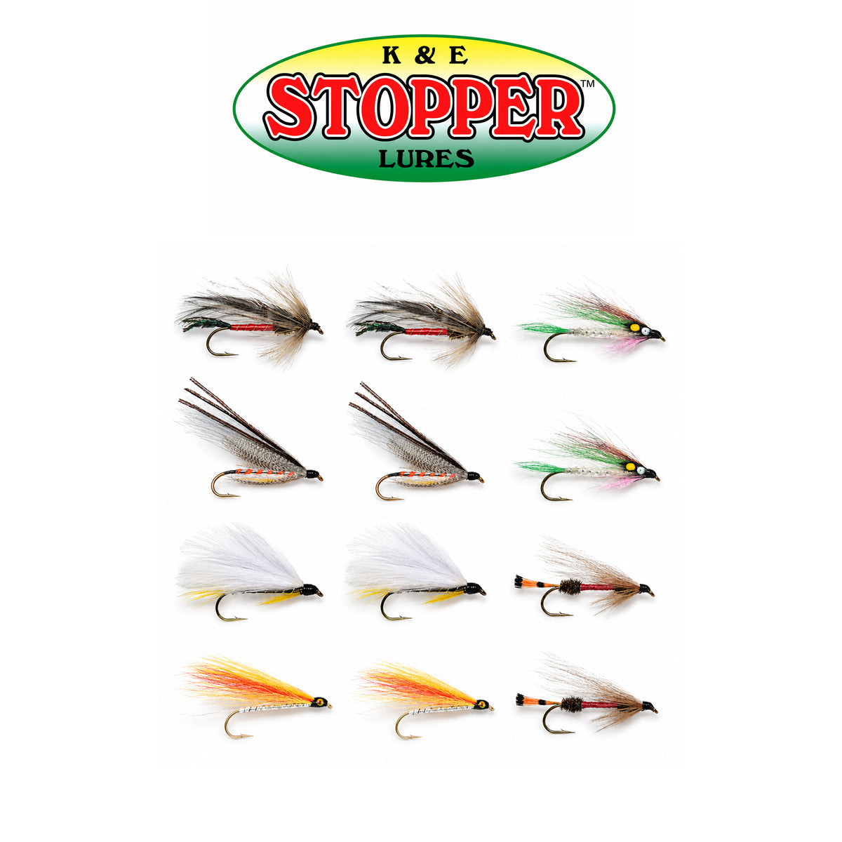 K&E Medium Wet Fly Assortment 5 Pack