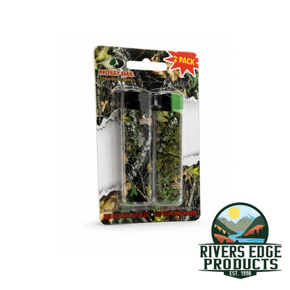 Rivers Edge Mossy Oak Camouflage Refillable Lighters 2-Pack
