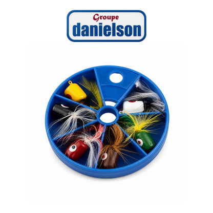 Danielson DN Popper Dial Box Assortment 6-Piece Fishing Float Set