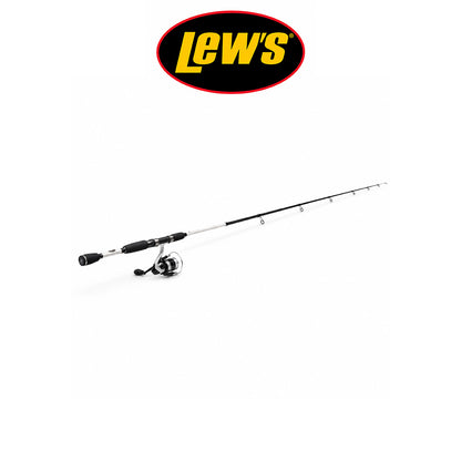 Lew's Hero We Go Rod and Reel Combo, Black/White, 5'6", Size 100 ,5.2:1  Ambidextrous