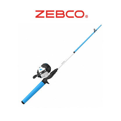 Zebco Roam 6'0" Spincast Combo – Blue Medium Power Rod & Reel