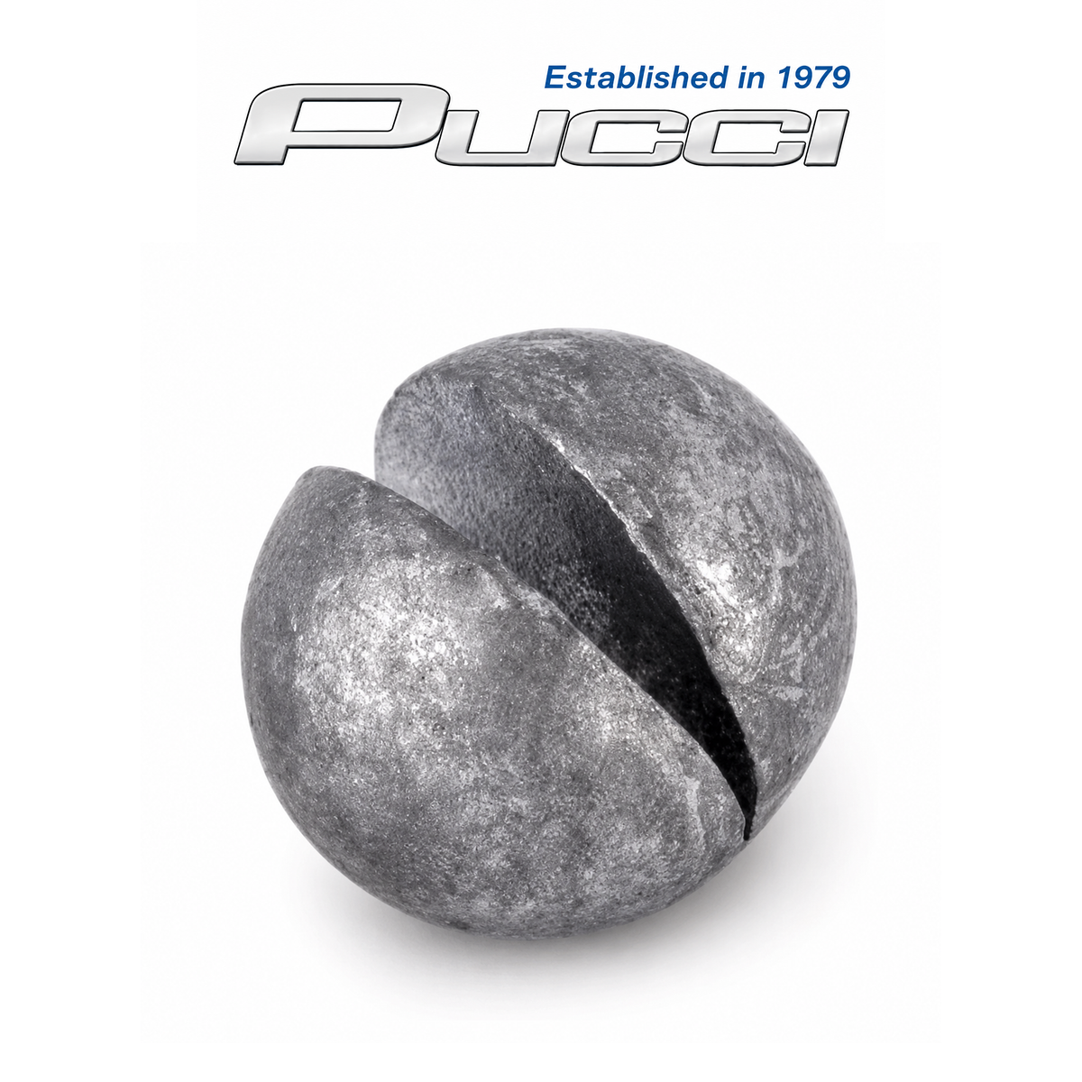 PUCCI SS-5 Premium Round Split Shot Sinkers 20-Piece Pack – 12 Pack