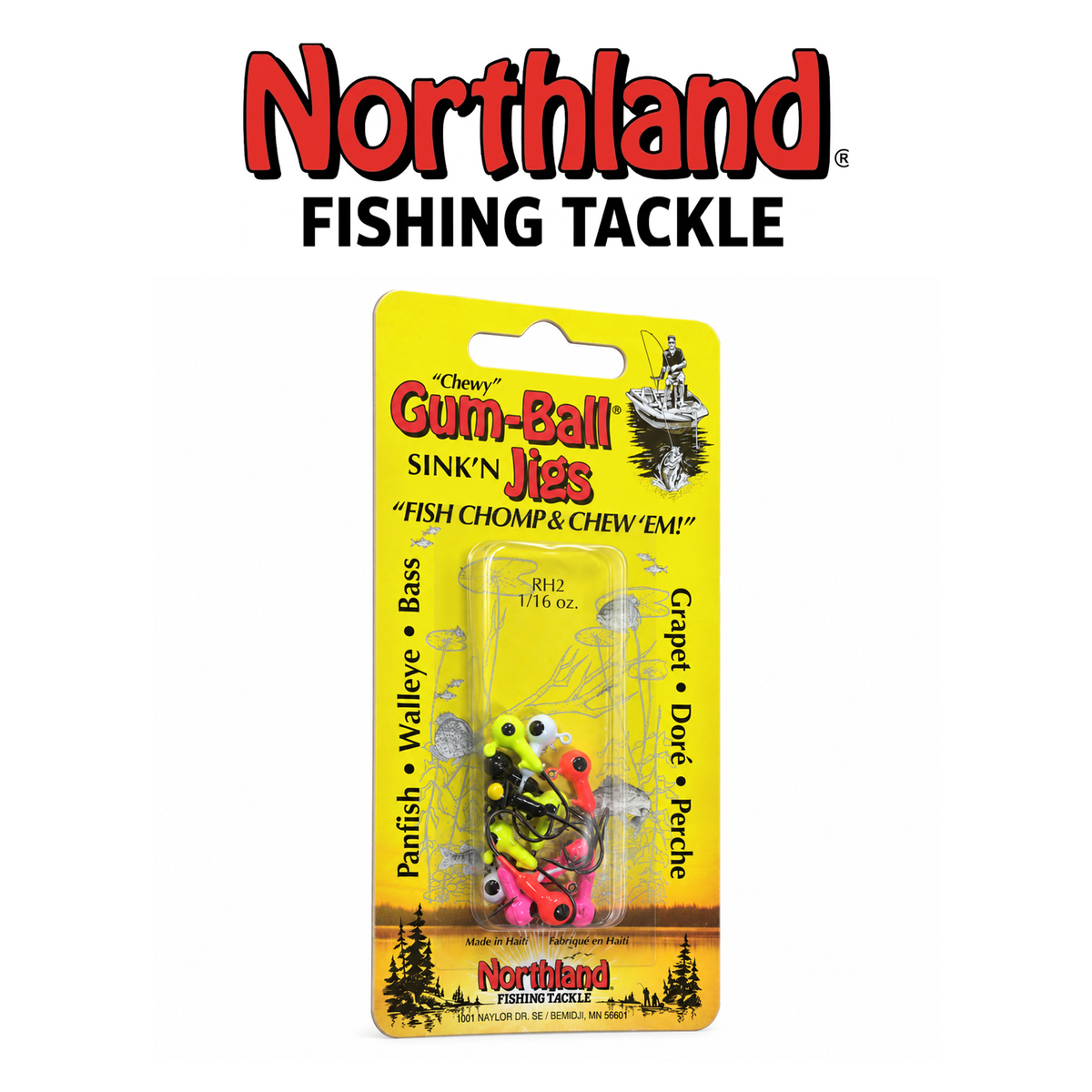 Gum-Ball Sink'n Jigs (12-99) – Versatile Weighted Fishing Jigs