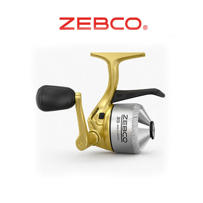 Zebco 33 Micro Gold TriggerSpin Spincast Fishing Reel