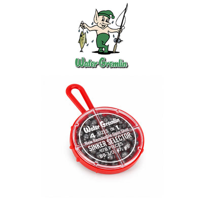 Water Gremlin Split Shot Sinker Selector – 4 Sizes