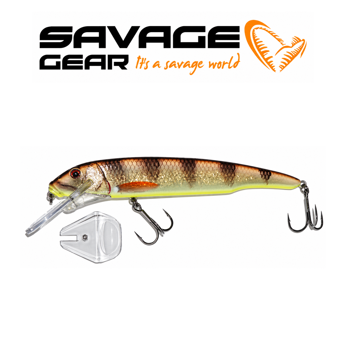Savage Gear Sucker Flanker 11" Hard Swimbait Fishing Lure – 3 3/4 oz, 3–9 ft Diving Depth
