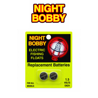 Night Bobby Replacement Batteries for Lighted Fishing Bobbers