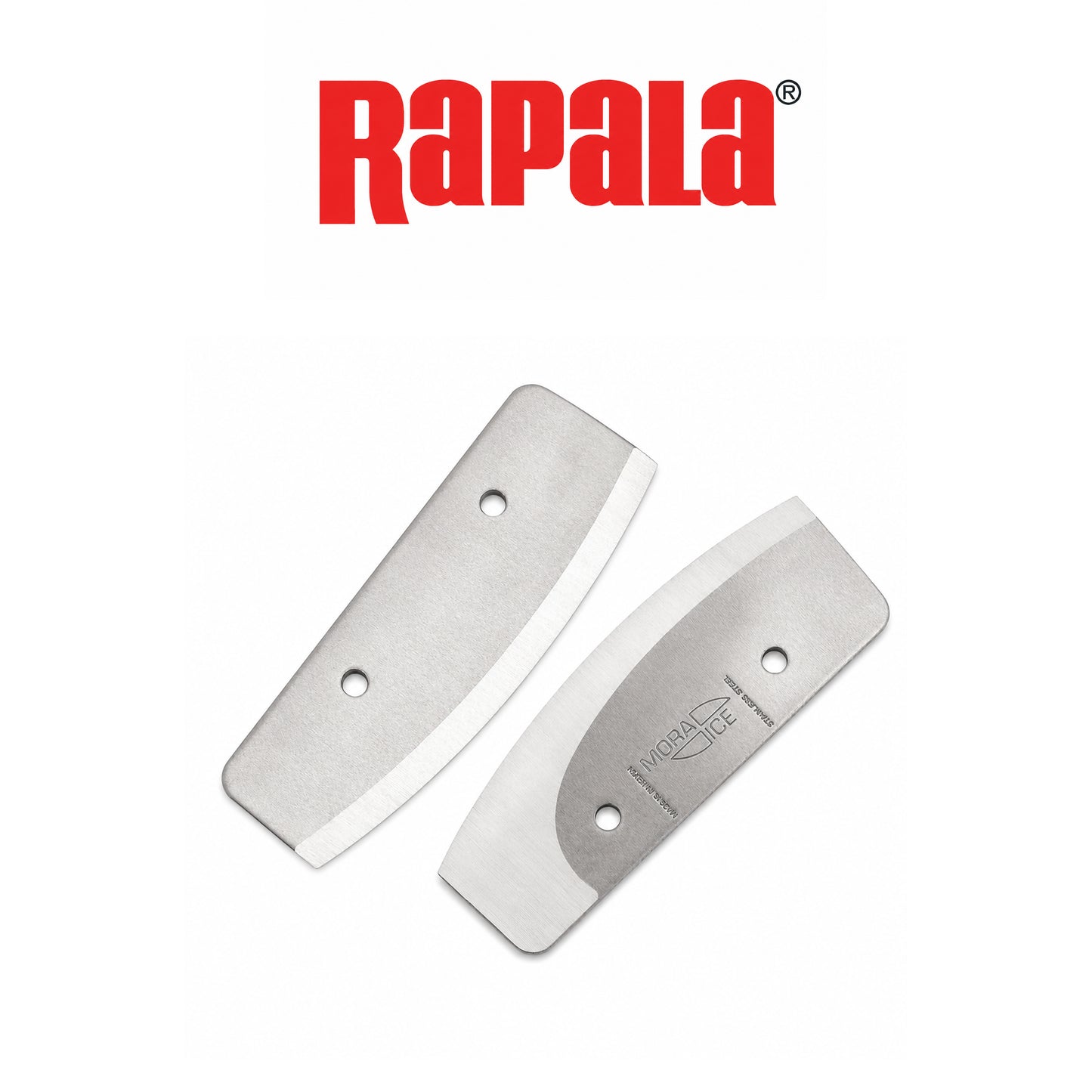 Rapala Mora Durable Steel Hand Auger Blades for Ice Fishing