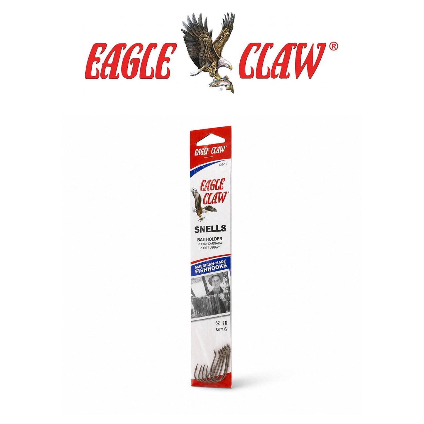 Eagle Claw Baitholder Bronze Fishing Hooks
