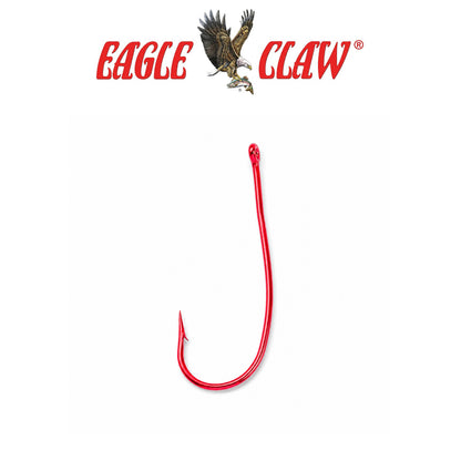 Eagle Claw Lazer Crappie Aberdeen Rotating Red Fishing Hooks 5 Pack