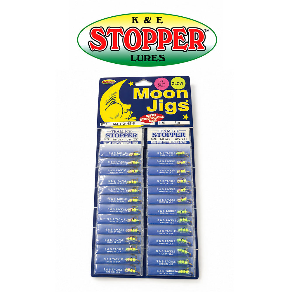 K&E Moon Scale Ice Jig Card Pack