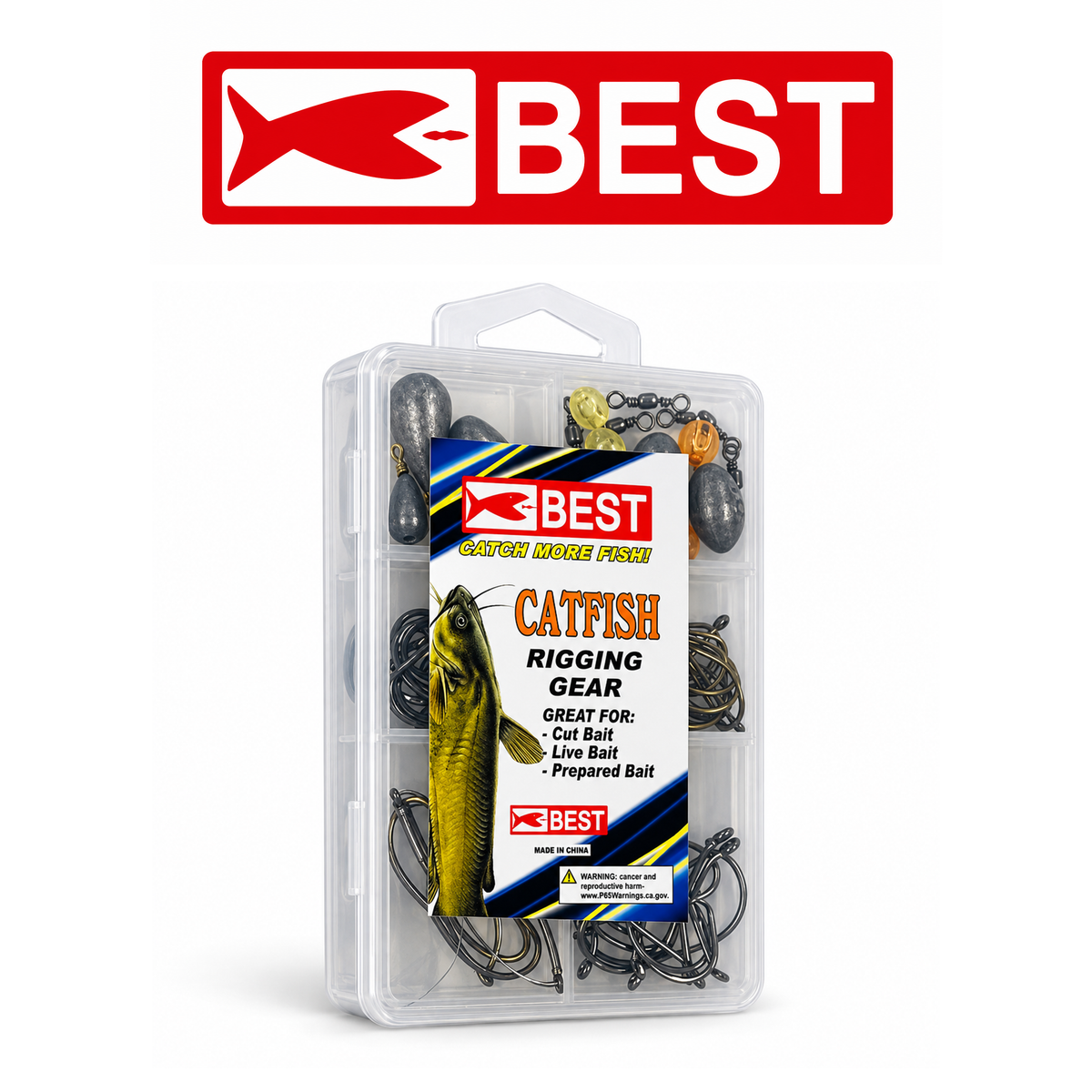 Catfish Fishing Species Kit – Essential Tackle Kit for Catfish Anglers