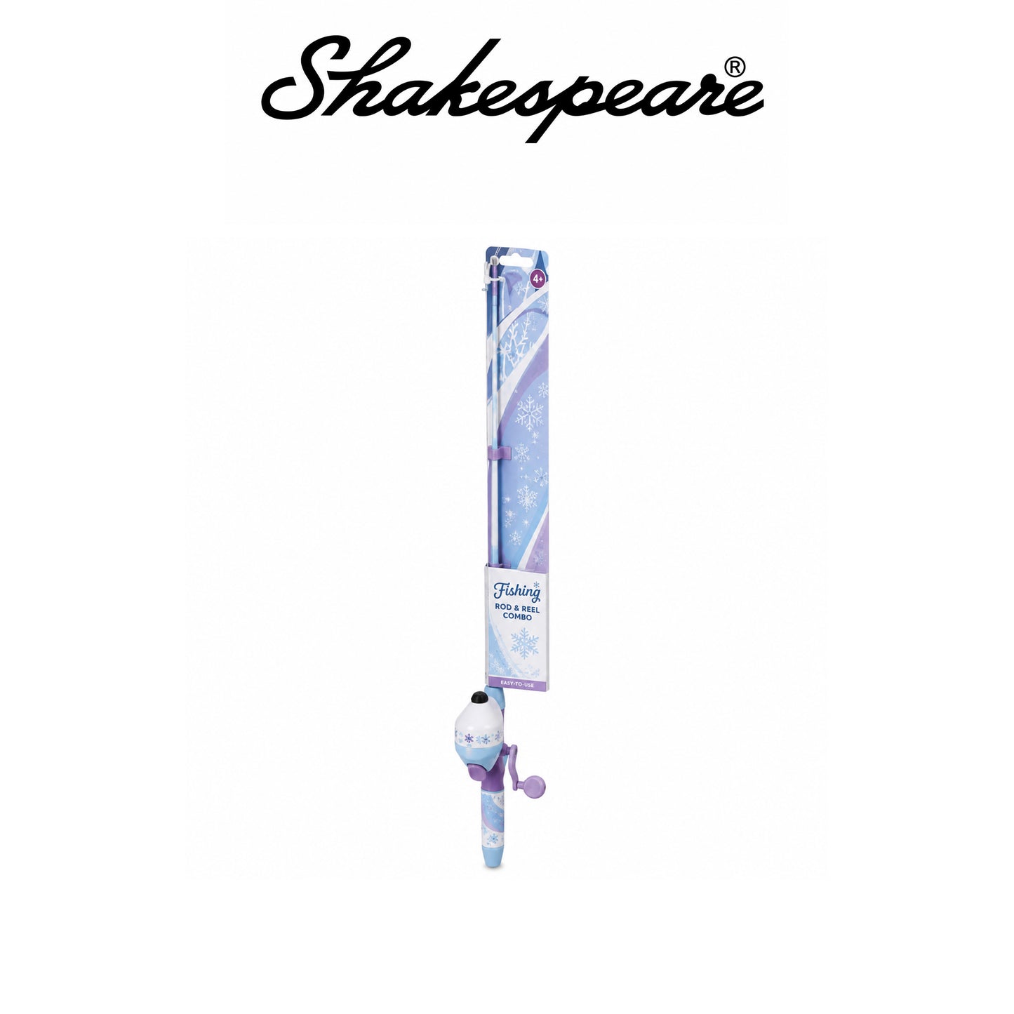Shakespeare Disney Frozen II Spincast Rod & Reel Combo – Size 5 Reel, 3.1:1 Gear Ratio
