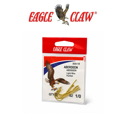 Eagle Claw Aberdeen Light Wire Fishing Hooks - 5 Pack