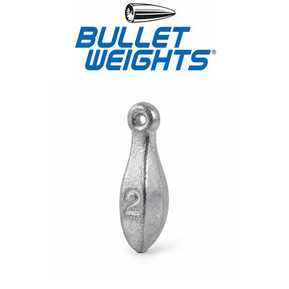 Bullet Weight Bulk Bank Sinkers 1–4 oz Fishing Weights