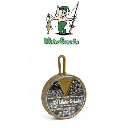 Water Gremlin 711 Removable Split Shot Selector Dial Fishing Sinkers