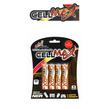 Cellmax AA Alkaline Batteries  Carded