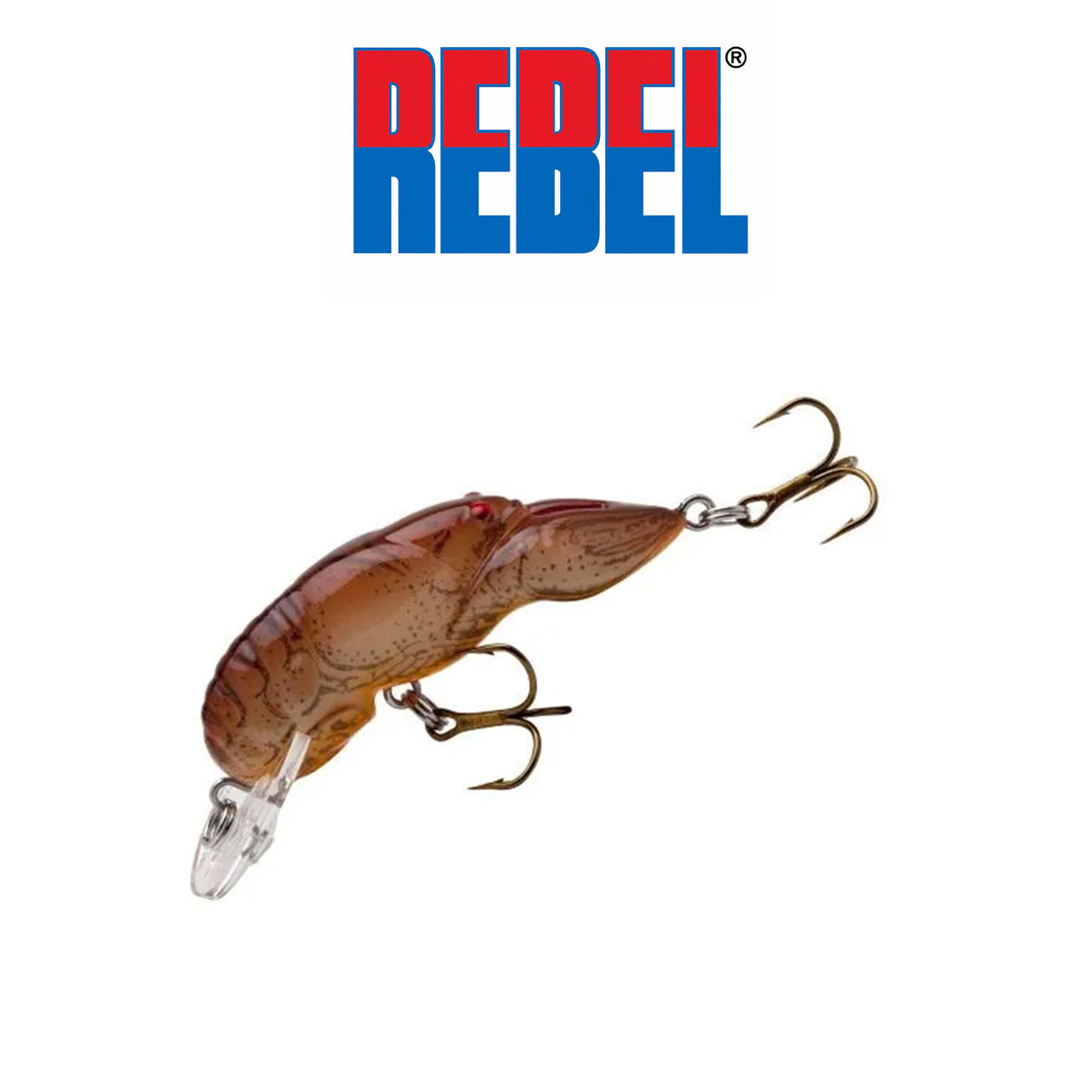 Rebel Wee Crawfish Lure 2" 1/5 OZ.