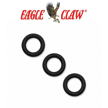 Eagle Claw Lazer Sharp Wacky Rig O-Rings 25 Piece Fishing Accessories