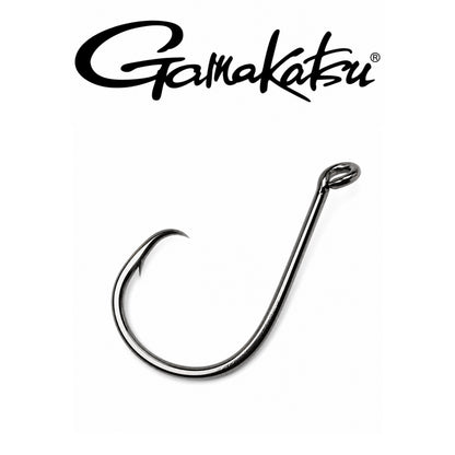 Gamakatsu Big Cat Circle NSB Nickel Silver Black Fishing Hook